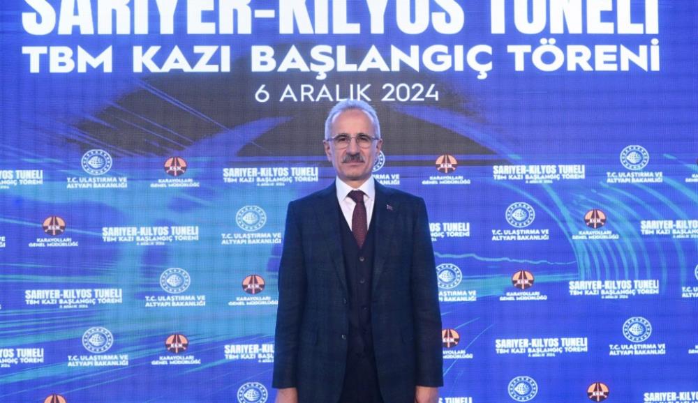 BAKAN URALOĞLU, TÜRKİYE’NİN EN BÜYÜK 3. TBM’İNE START VERDİ