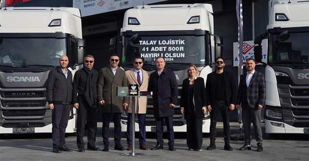   SCANİA’DAN TALAY LOGİSTİCS’E 41 ADET ÇEKİCİ